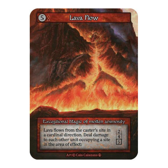 Lava Flow (ART) Exceptional (Lightly Played) Arthurian Legends Sorcery: Contested Realm: 2024