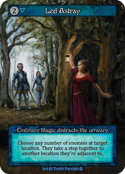 2024 Sorcery Contested Realm: Arthurian Legends (ART) - Led Astray (Ordinary) (Near Mint)
