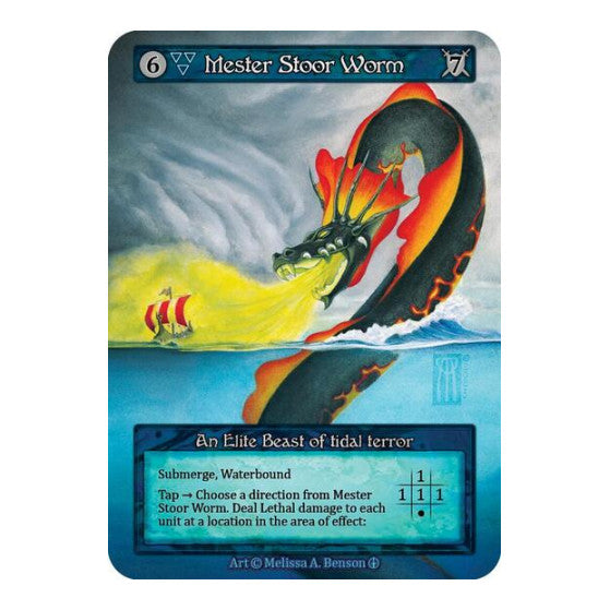 Mester Stoor Worm (ART) Elite (Near Mint) Arthurian Legends Sorcery: Contested Realm: 2024