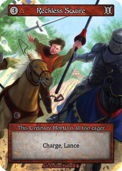 Reckless Squire (ART) Ordinary (Near Mint) Arthurian Legends Sorcery: Contested Realm: 2024