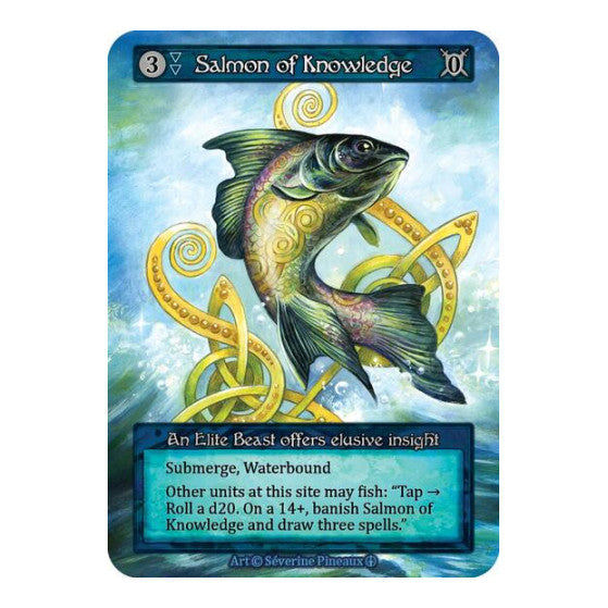 Salmon of Knowledge (ART) Elite (Near Mint) Arthurian Legends Sorcery: Contested Realm: 2024