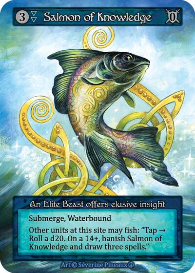 Salmon of Knowledge (ART) Elite (Near Mint) Arthurian Legends Sorcery: Contested Realm: 2024