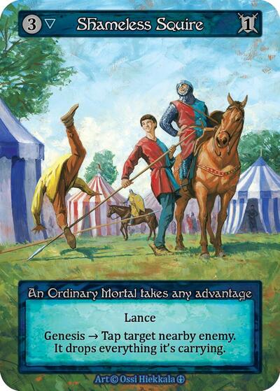 2024 Sorcery Contested Realm: Arthurian Legends (ART) - Shameless Squire (Ordinary) (Near Mint)