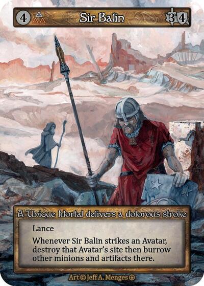 Sir Balin (ART) Unique (Near Mint) Arthurian Legends Sorcery: Contested Realm: 2024