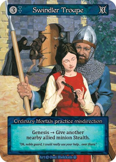 2024 Sorcery Contested Realm: Arthurian Legends (ART) - Swindler Troupe (Ordinary) (Near Mint)