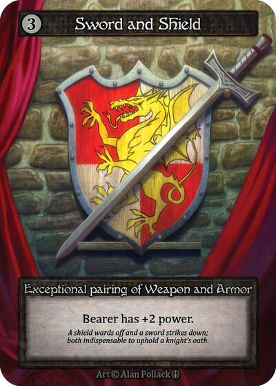 Sword and Shield (ART) Exceptional (Near Mint) Arthurian Legends Sorcery: Contested Realm: 2024