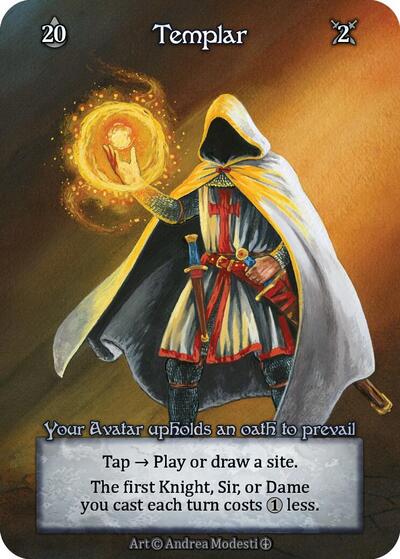 Templar Box Topper (ART) Elite (Near Mint) Arthurian Legends Sorcery: Contested Realm: 2024