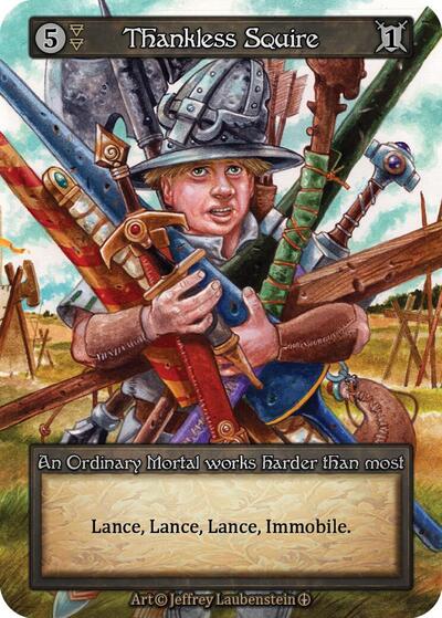 Thankless Squire (ART) Ordinary (Near Mint) Arthurian Legends Sorcery Contested Realm: 2024