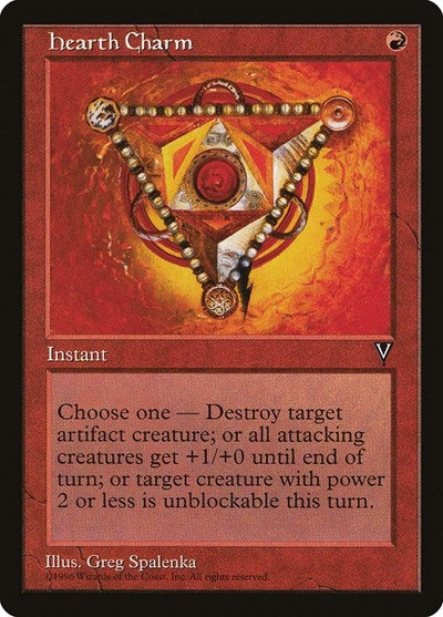 1997 Magic: Visions (VIS) - Hearth Charm (#82, Common)