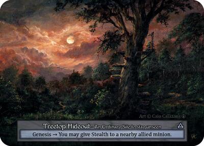 2024 Sorcery Contested Realm: Arthurian Legends (ART) - Treetop Hideout (Ordinary) (Near Mint)