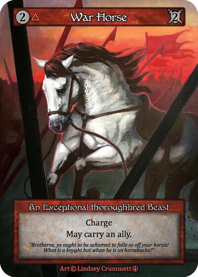 War Horse (ART) Exceptional (Near Mint) Arthurian Legends Sorcery Contested Realm: 2024