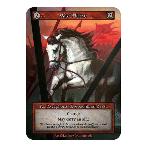 War Horse (ART) Exceptional (Near Mint) Arthurian Legends Sorcery: Contested Realm: 2024