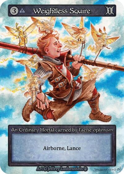 2024 Sorcery Contested Realm: Arthurian Legends (ART) - Weightless Squire (Ordinary) (Near Mint)