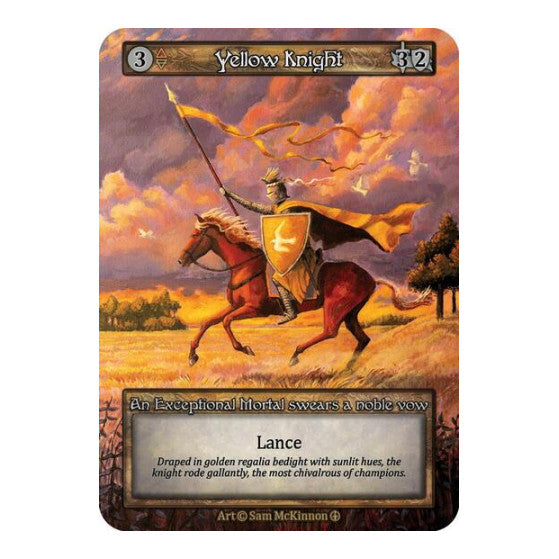 Yellow Knight (ART) Exceptional (Lightly Played) Arthurian Legends Sorcery: Contested Realm: 2024