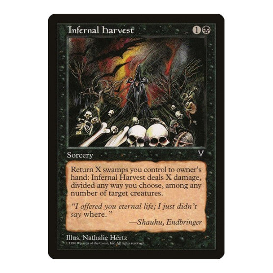 Infernal Harvest (VIS) #62 Common Visions Magic: The Gathering: 1997