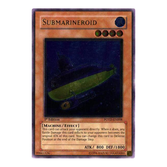 Submarineroid (UTR) (POTD) #POTD-EN008 Ultimate Rare (Unlimited Damaged) Power of the Duelist YuGiOh: 2006