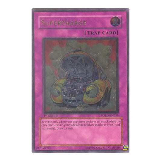 Supercharge (UTR) (POTD) #POTD-EN056 Ultimate Rare Power of the Duelist YuGiOh: 2006