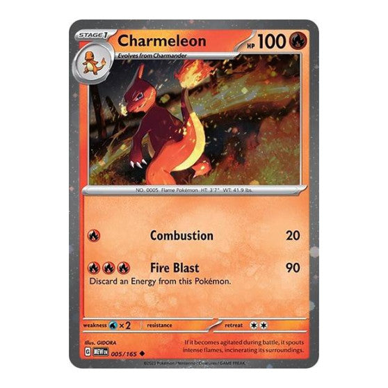 Charmeleon - 005/165 (Cosmos Holo) (MCAP) #005/165 Promo (Holofoil Near Mint) Miscellaneous Cards & Products Pokemon: 2026