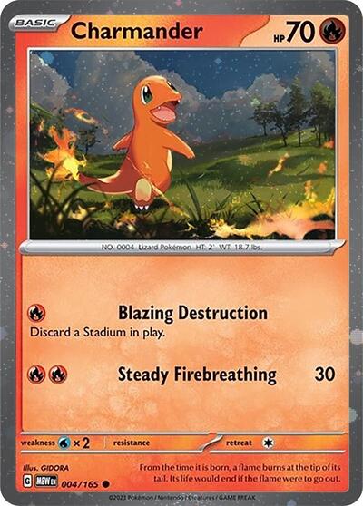 Charmander - 004/165 (Cosmos Holo) (MCAP) #004/165 Promo (Holofoil Near Mint) Miscellaneous Cards & Products Pokemon: 2026