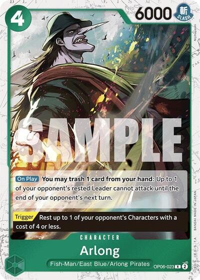 Arlong (Jolly Roger Foil) (PRB-01) #OP06-023 Rare (Foil Near Mint) Premium Booster -The Best- One Piece Card Game: 2024