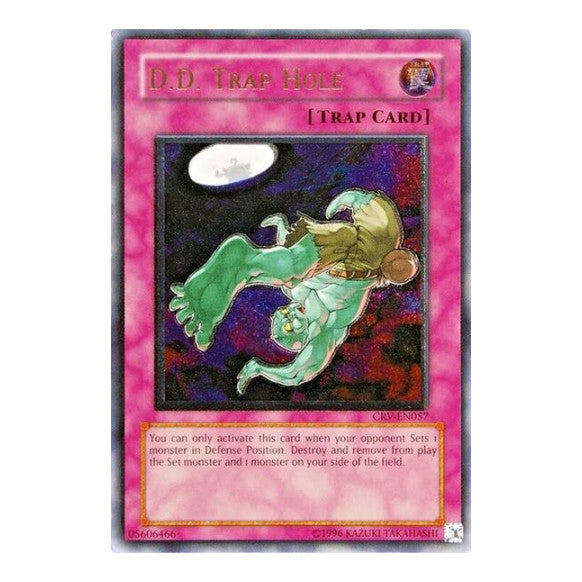 D D Trap Hole UTR (CRV) #CRV-EN057 Ultimate Rare (1st Edition Lightly Played) Cybernetic Revolution YuGiOh: 2005