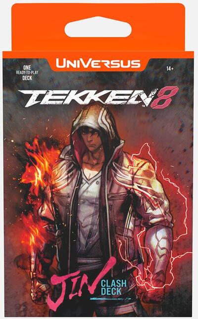 TEKKEN 8 Clash Deck JIN Kazama (TK8) None (Unopened) TEKKEN 8: Clash Decks UniVersus: 2024
