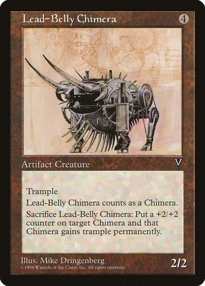 Lead Belly Chimera (VIS) #148 Uncommon (Lightly Played) Visions Magic: The Gathering: 1997