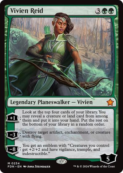 Vivien Reid (FDN) #234 Mythic Rare Foundations Magic: 2024