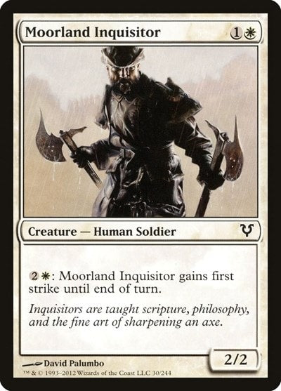 Moorland Inquisitor (AVR) #30 Common (Lightly Played) Avacyn Restored Magic: The Gathering: 2012