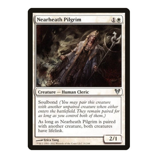 Nearheath Pilgrim (AVR) #31 Uncommon (Lightly Played) Avacyn Restored Magic: The Gathering: 2012