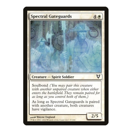 Spectral Gateguards (AVR) #37 Common (Lightly Played) Avacyn Restored Magic: The Gathering: 2012