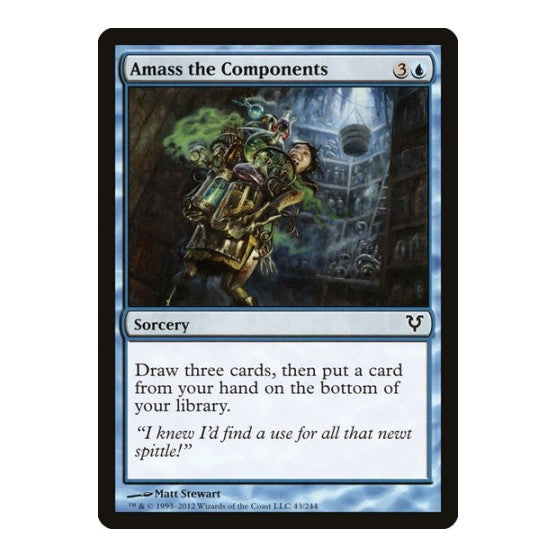 Amass the Components (AVR) #43 Common (Moderately Played) Avacyn Restored Magic: The Gathering: 2012