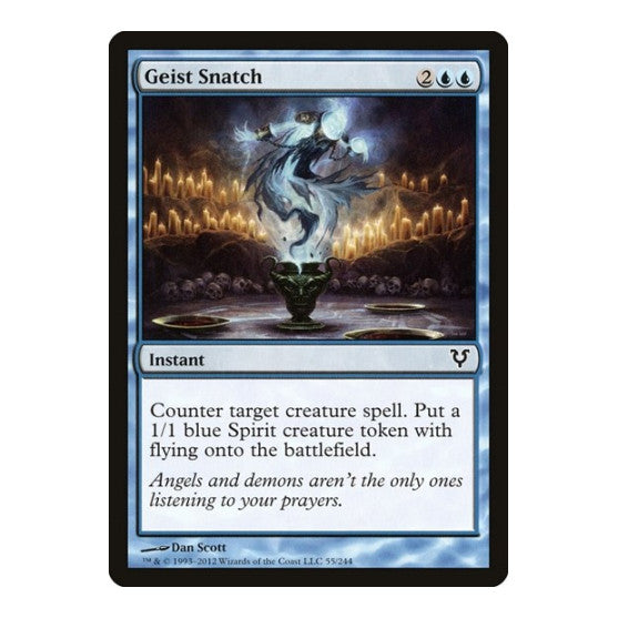 Geist Snatch (AVR) #55 Common (Lightly Played) Avacyn Restored Magic: The Gathering: 2012