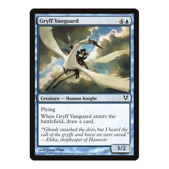 Gryff Vanguard (AVR) #59 Common (Lightly Played) Avacyn Restored Magic: The Gathering: 2012