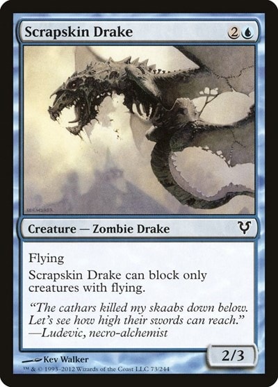 Scrapskin Drake (AVR) #73 Common (Moderately Played) Avacyn Restored Magic: The Gathering: 2012