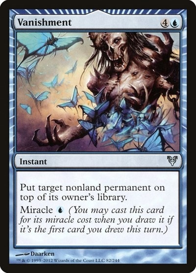 Vanishment (AVR) #82 Uncommon (Moderately Played) Avacyn Restored Magic: The Gathering: 2012