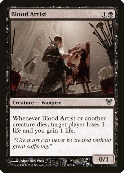 2012 Magic: Avacyn Restored (AVR) - Blood Artist (#86, Uncommon) (Near Mint)