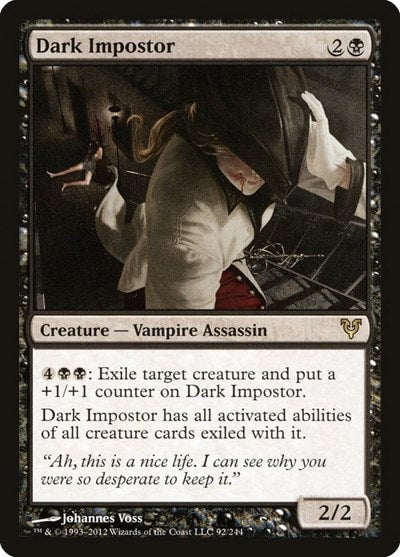 Dark Impostor (AVR) #92 Rare Avacyn Restored Magic: The Gathering: 2012