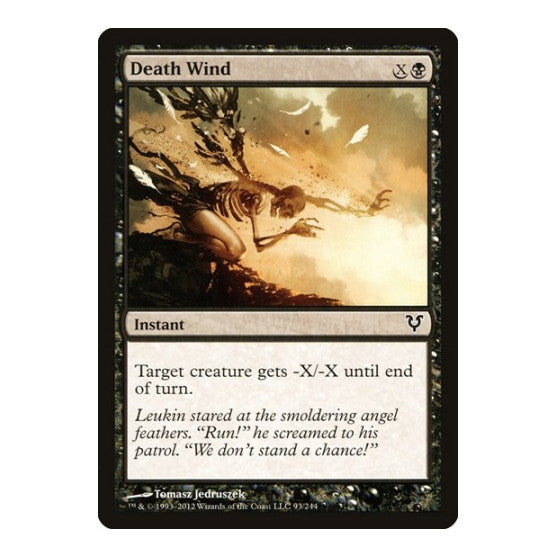 Death Wind (AVR) #93 Common (Lightly Played) Avacyn Restored Magic: The Gathering: 2012
