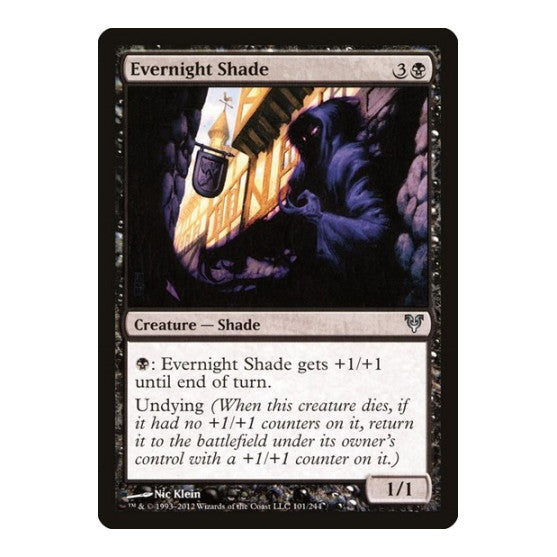 Evernight Shade (AVR) #101 Uncommon (Lightly Played) Avacyn Restored Magic: The Gathering: 2012