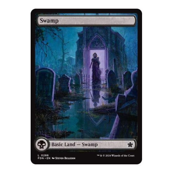 Swamp 0286 (FDN) #286 Land (Lightly Played) Foundations Magic: The Gathering: 2024