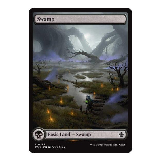 Swamp 0287 (FDN) #287 Land (Lightly Played) Foundations Magic: The Gathering: 2024