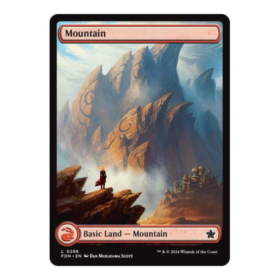 Mountain 0288 (FDN) #288 Land (Lightly Played) Foundations Magic: The Gathering: 2024