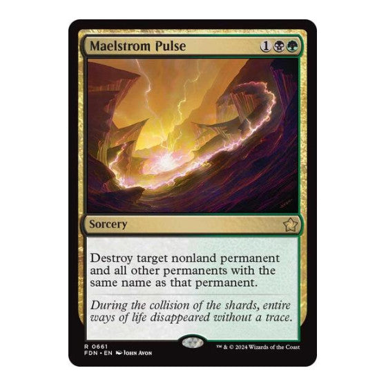 Maelstrom Pulse (FDN) #661 Rare (Lightly Played) Foundations Magic: The Gathering: 2024