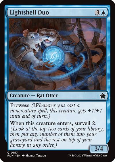 Lightshell Duo (FDN) #157 Common (Lightly Played) Foundations Magic: The Gathering: 2024