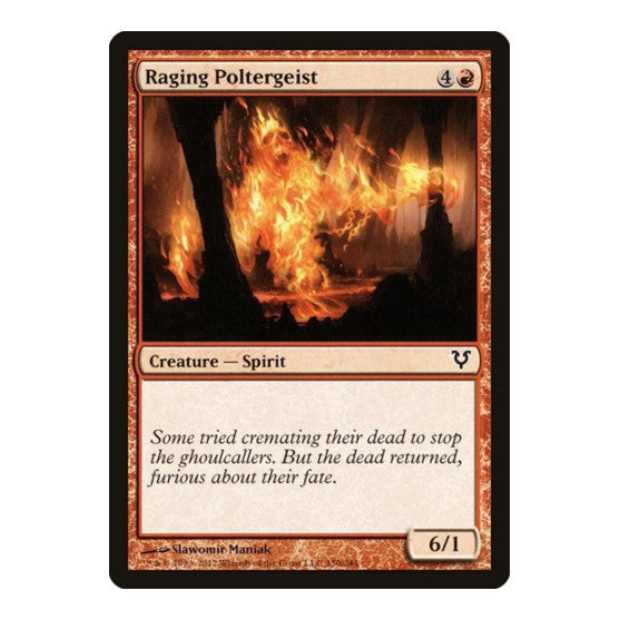 Raging Poltergeist (AVR) #150 Common (Damaged) Avacyn Restored Magic: The Gathering: 2012