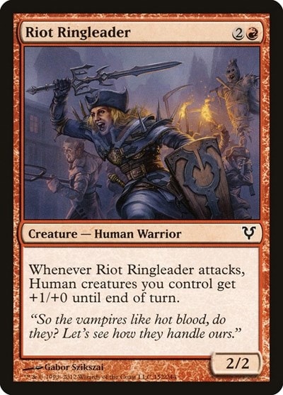 Riot Ringleader (AVR) #152 Common (Lightly Played) Avacyn Restored Magic: The Gathering: 2012