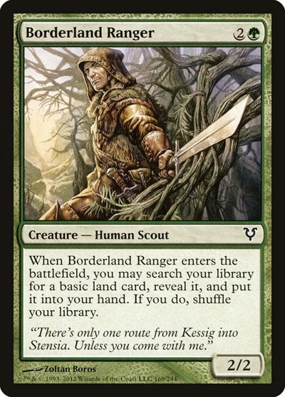 Borderland Ranger (AVR) #169 Common (Damaged) Avacyn Restored Magic: The Gathering: 2012