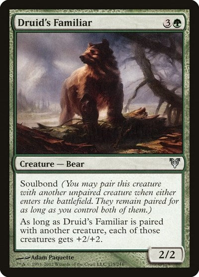 Druid's Familiar (AVR) #175 Uncommon Avacyn Restored Magic: The Gathering: 2012