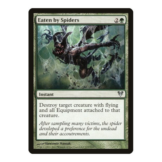 Eaten by Spiders (AVR) #177 Uncommon (Moderately Played) Avacyn Restored Magic: The Gathering: 2012